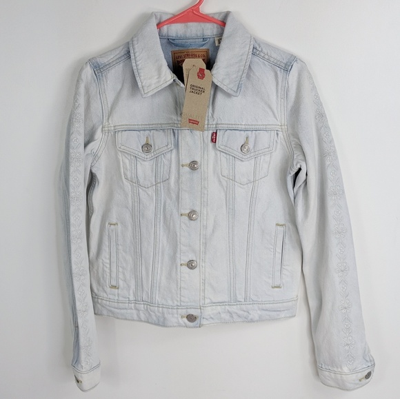 Levi's Jackets & Blazers - Levi's Floral Embroidered Original Trucker Jacket